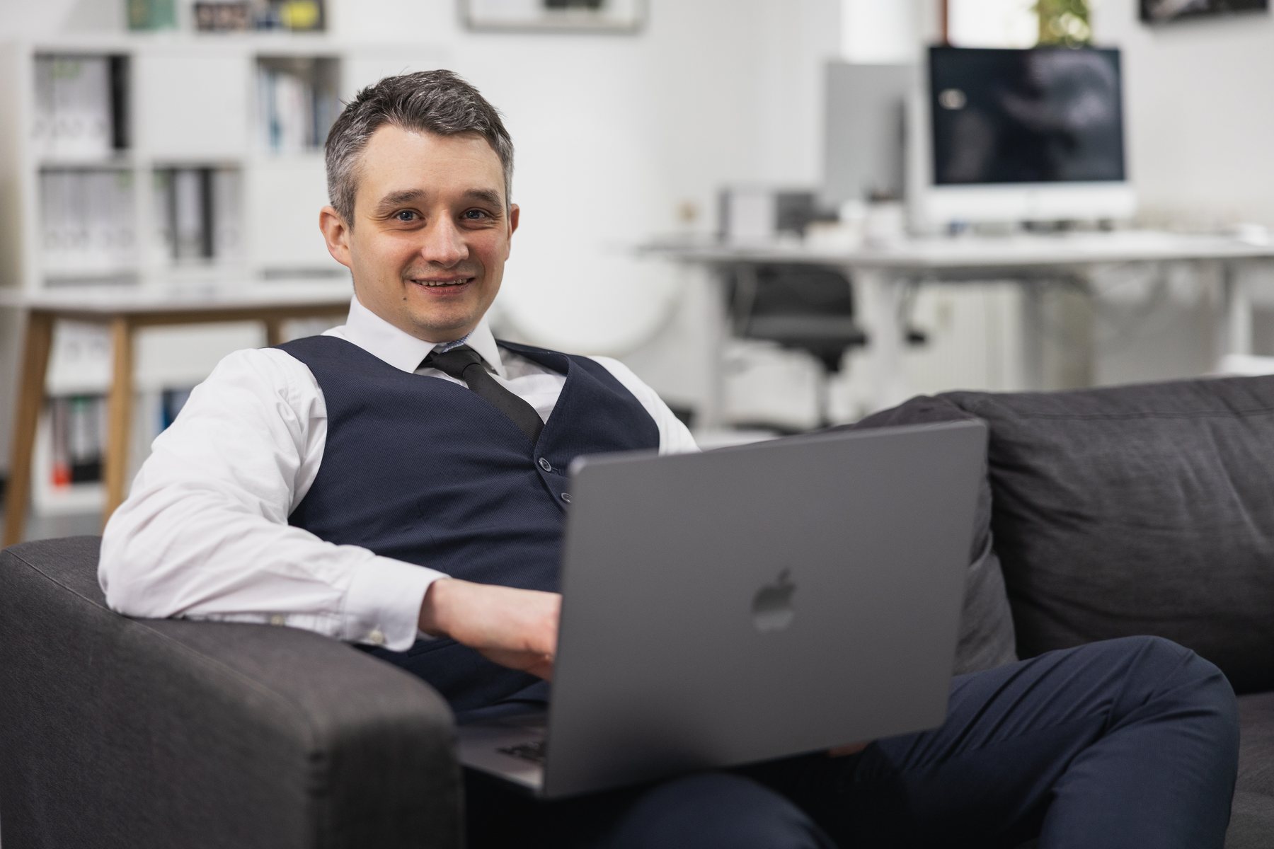 Andre Hörner, founder of Hörner, at work in Dresden