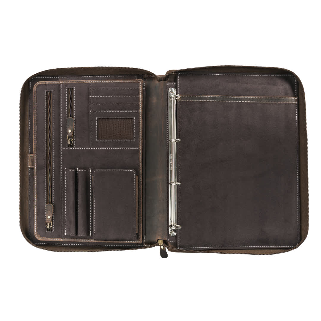 Oslo Leather Padfolio Cognac — view 2
