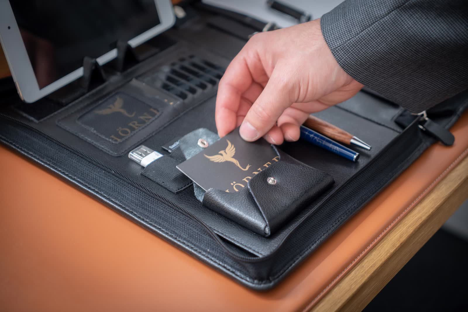 Berlin Leather Padfolio — view 8
