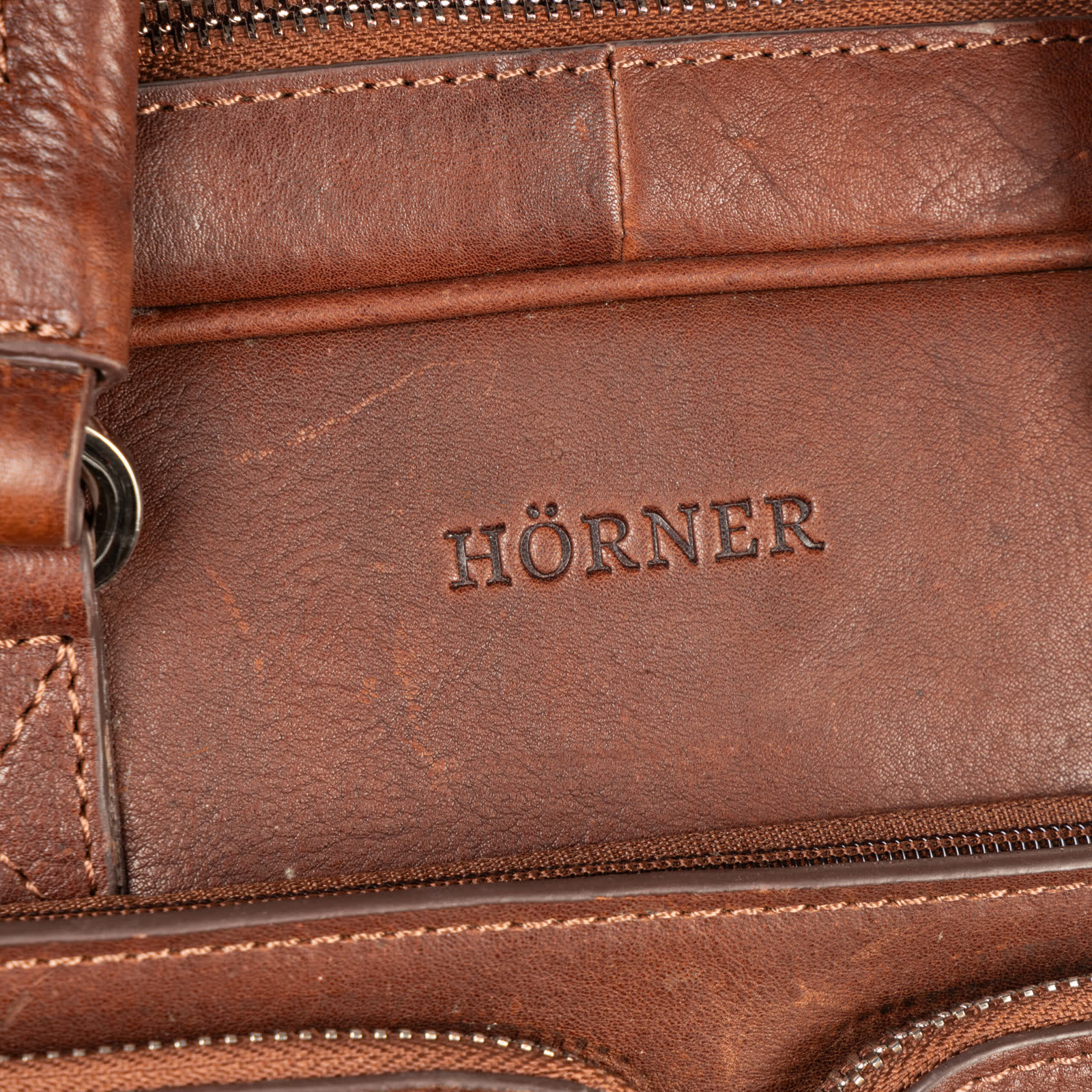 Hamburg Laptop Bag Cognac — view 3