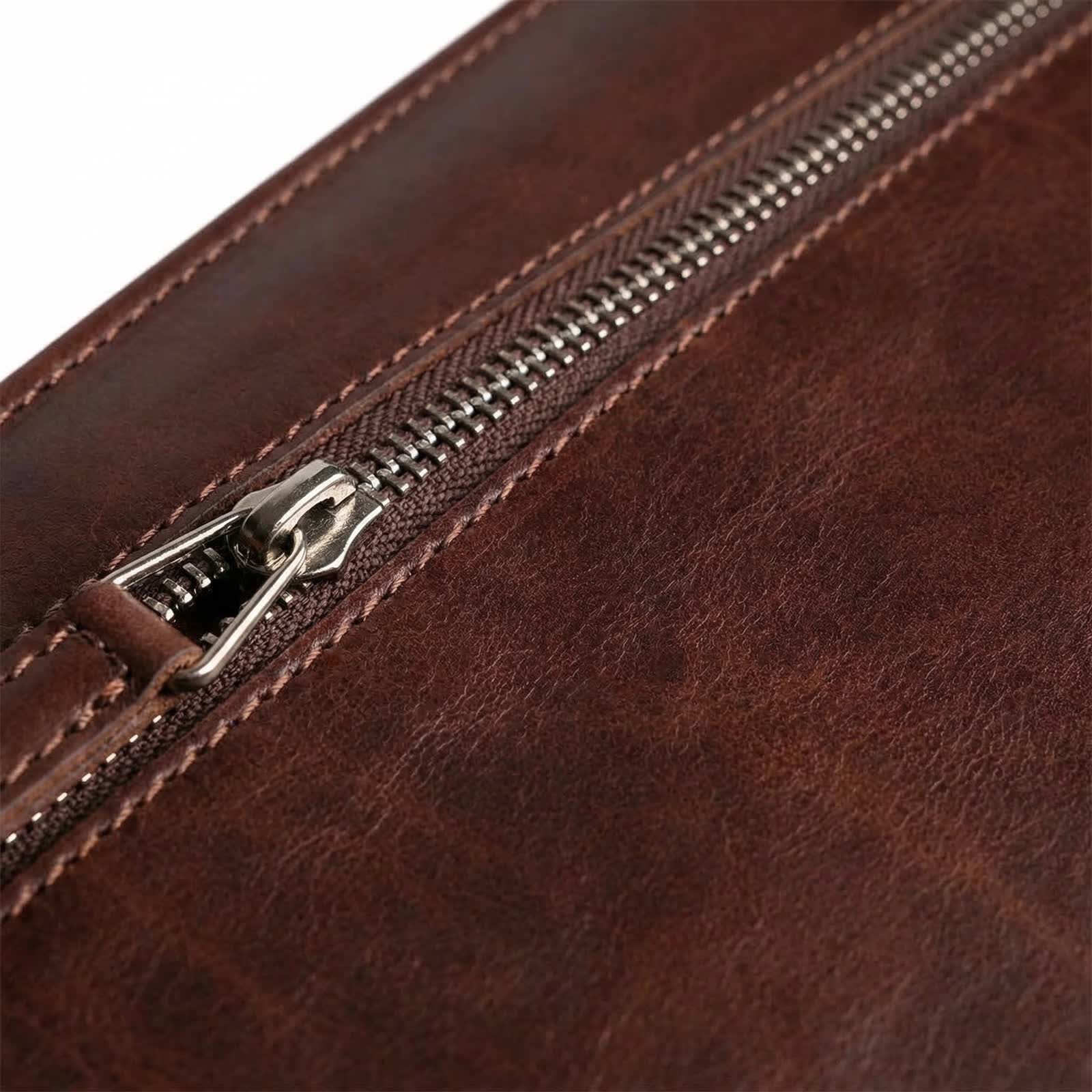 Paris Full-Grain Leather Padfolio Cognac — view 5